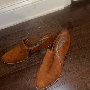 Brown Suede Women's Shoes
